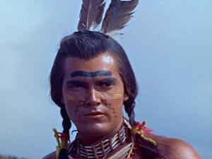 Jeffrey Hunter as LIttle Dog in White Feather